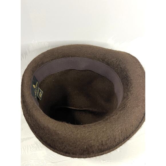 Helen Kaminski Australia Hat Mocha 100% Rabbit Fur Felt Woman's One Size Trilby - Picture 13 of 16